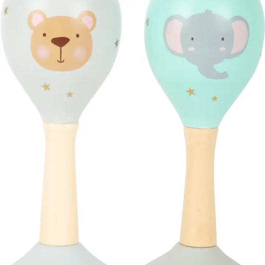 Maracas musicales pastel
