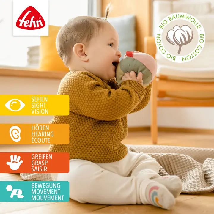 Balle en tissu FehnNatur® - balle jouet griffin pour bébé