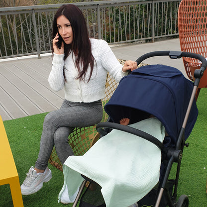 Cape d'allaitement mousseline