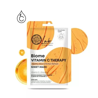 Masque en tissu visage Vitamine C usage unique