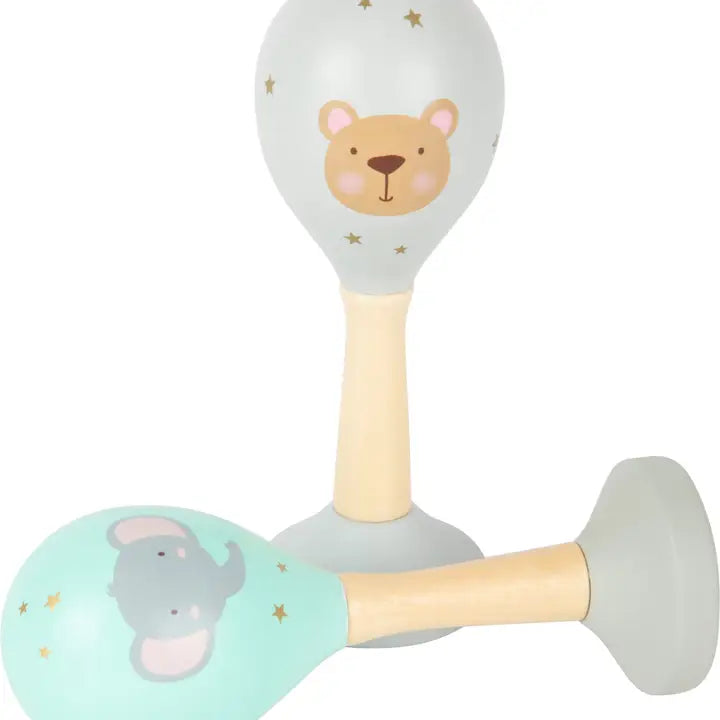 Maracas musicales pastel