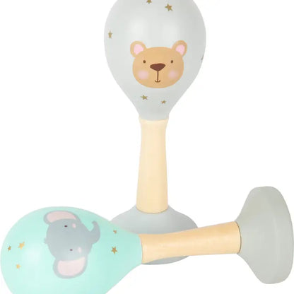 Maracas musicales pastel