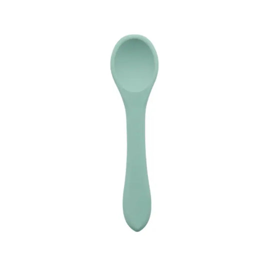 Assiette + cuillère en silicone