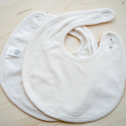 Bavoir bébé - réglable 0-12 mois - 100% coton Bio GOTS
