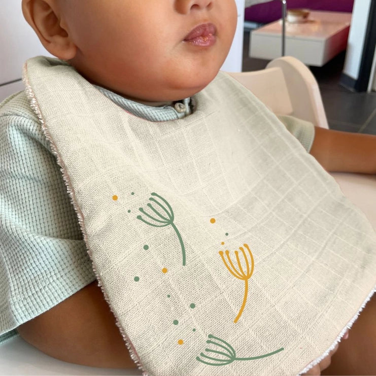 Bavoir en Coton Bio pour Bébé - Confort Naturel