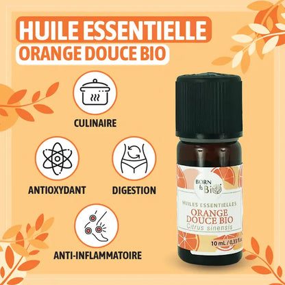 Huile essentielle orange douce bio 10 mL