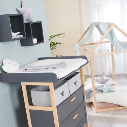 Housse de tension ROBA Organic pour matelas à langer 75x85 cm