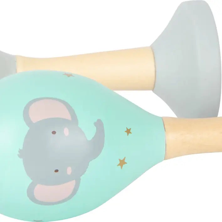 Maracas musicales pastel
