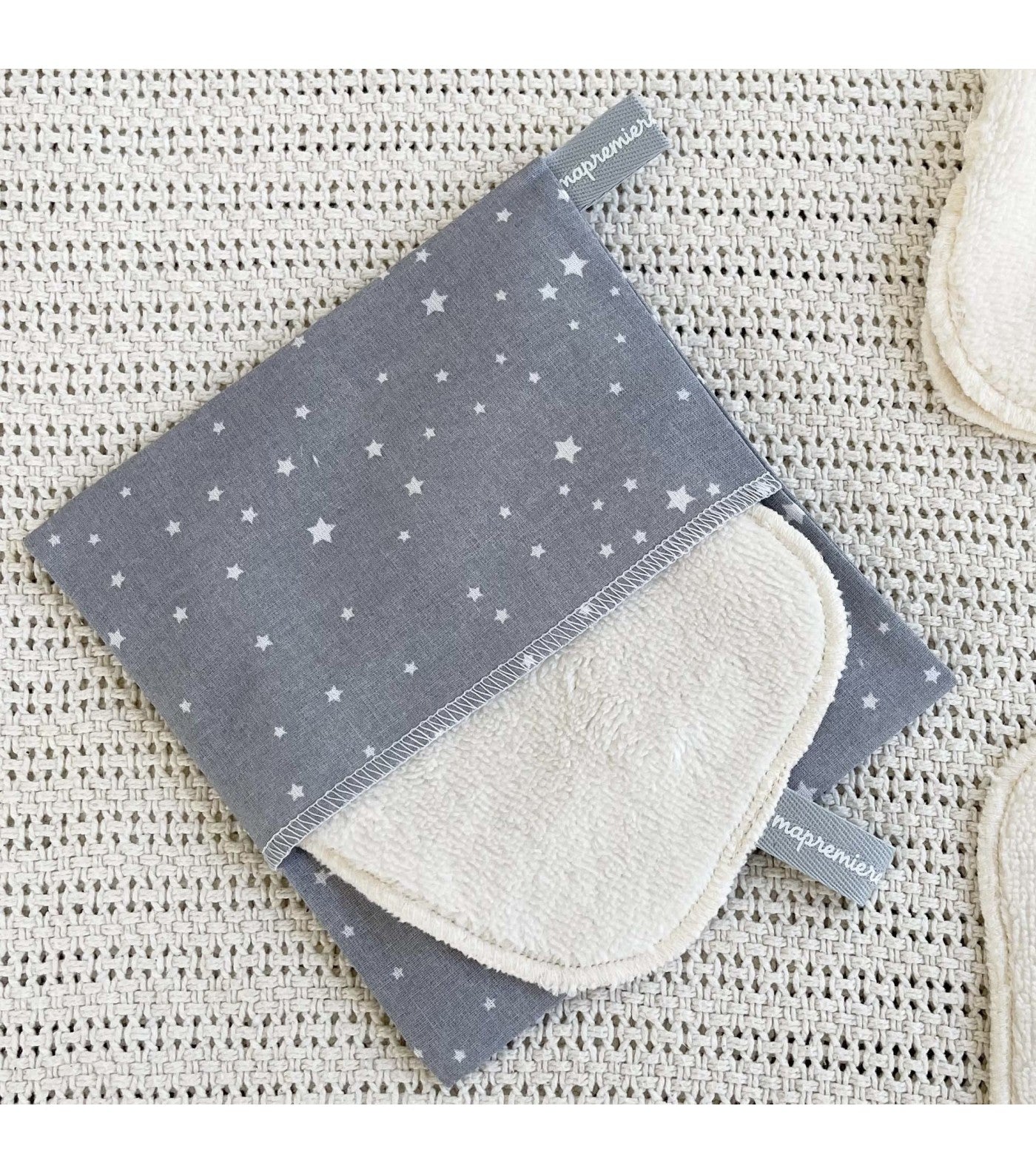 Pochette de rangement lingettes lavables bio