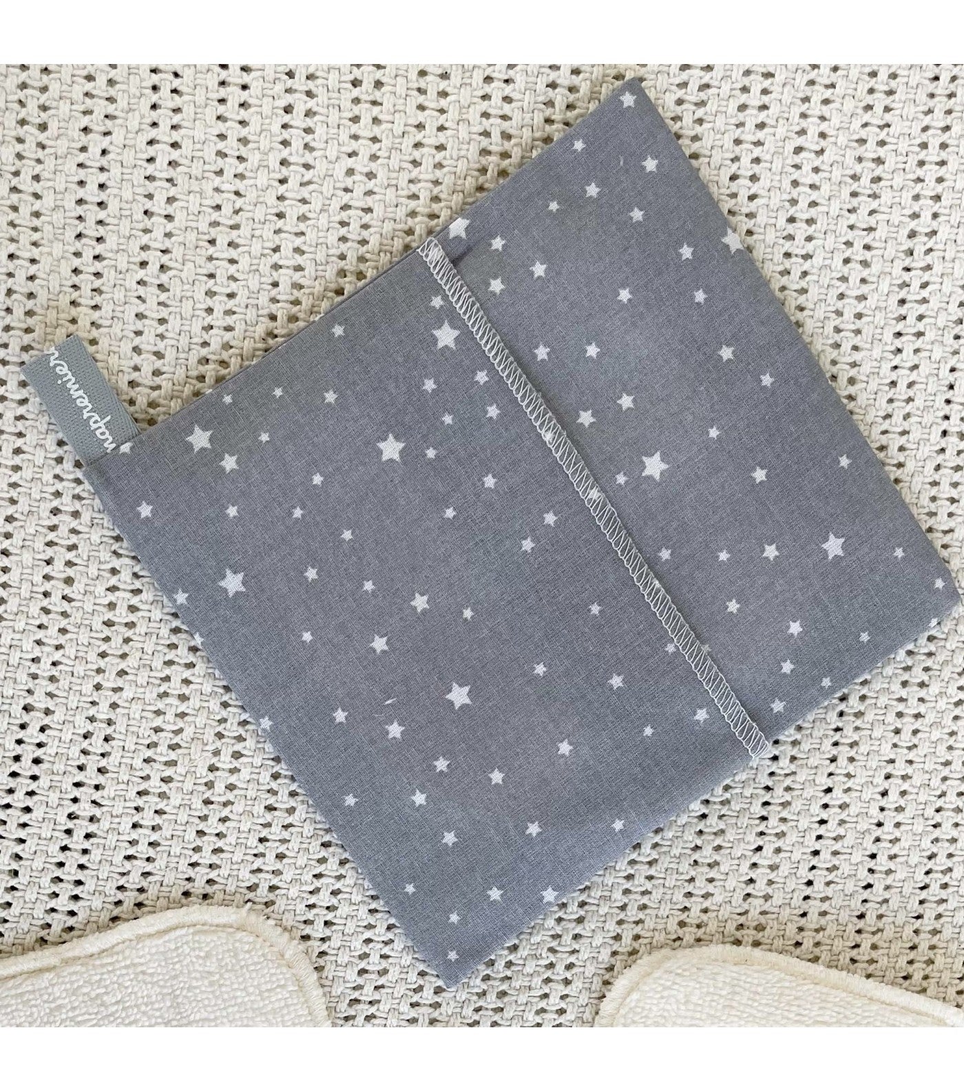 Pochette de rangement lingettes lavables bio